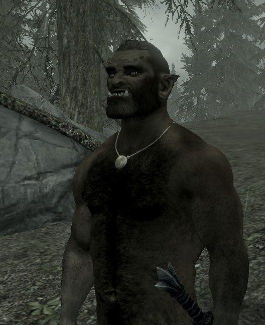 Nude orc