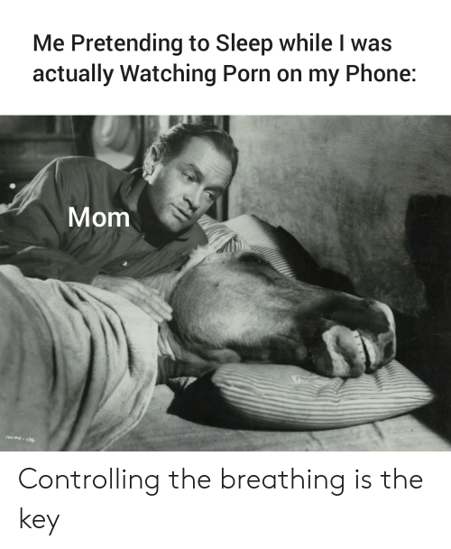 Pretending mom