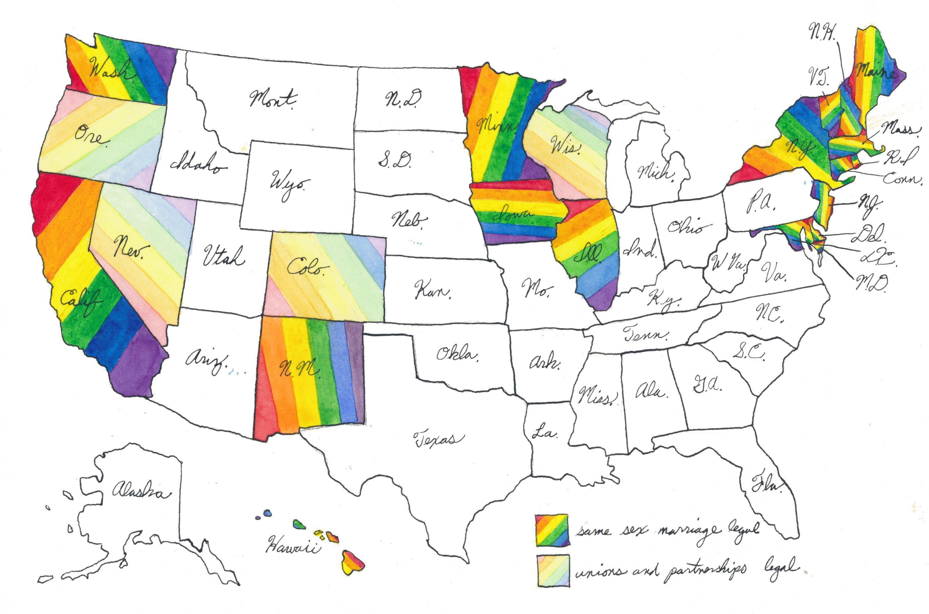 Allows gay lesbian marriage state which