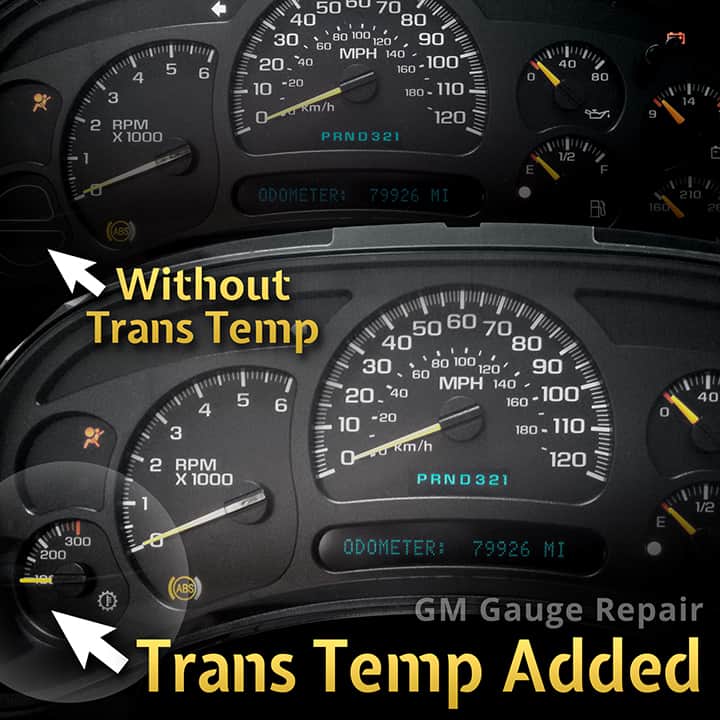 Number S. reccomend Chevy suburban tranny gauge