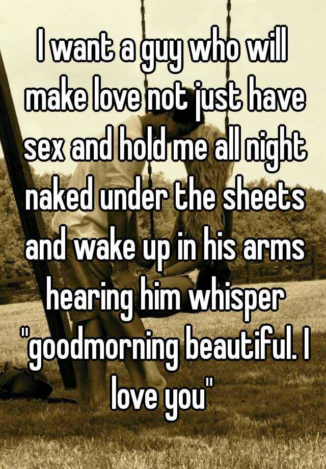 Sex make love hold