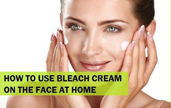 Facial bleach at home