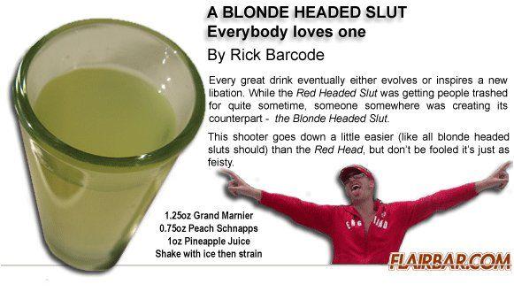best of Slut drink Blond
