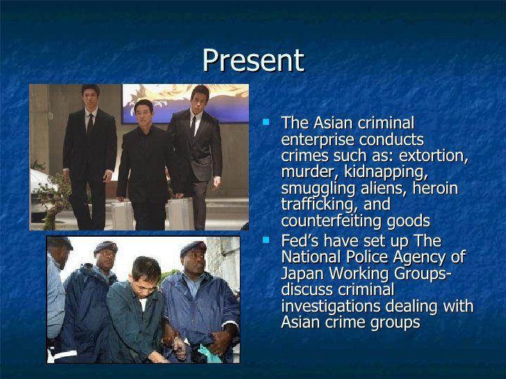 Asian organized crime groups
