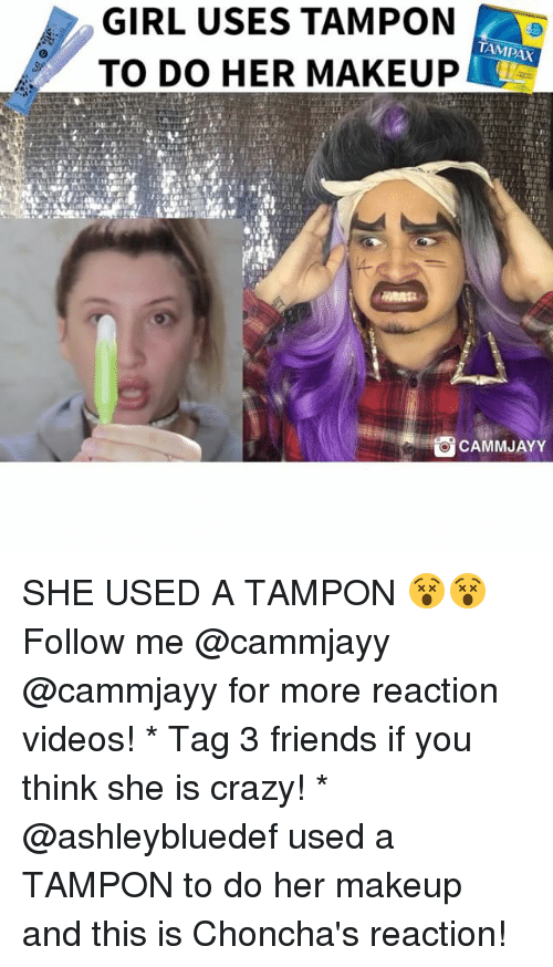 Baker reccomend Lick her tampon