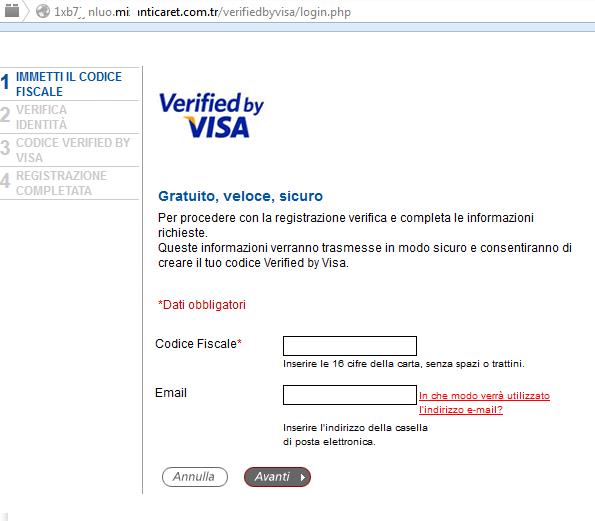 Verified by visa penetration