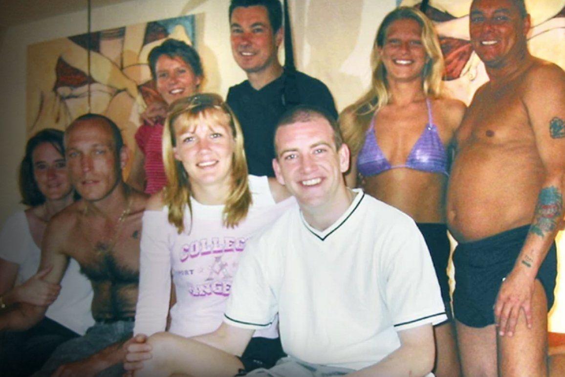 Adult couples swapping photo