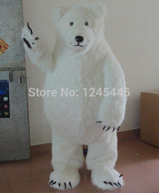 Adult bear costume polar