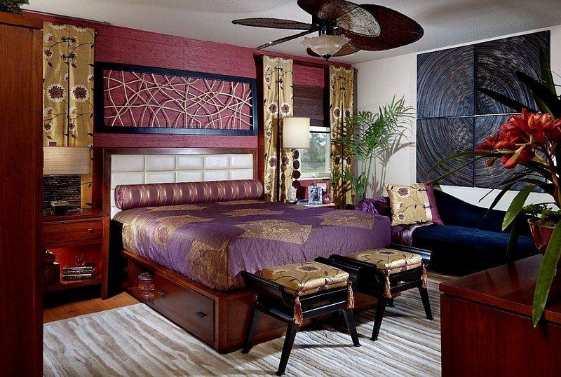 Asian orient bedding decoration design