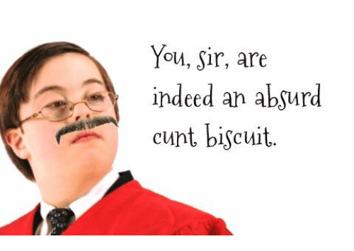 Biscuit in cunt
