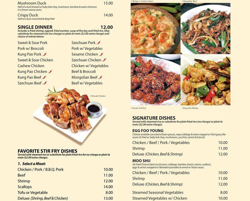 best of And Asian menu cafe grill