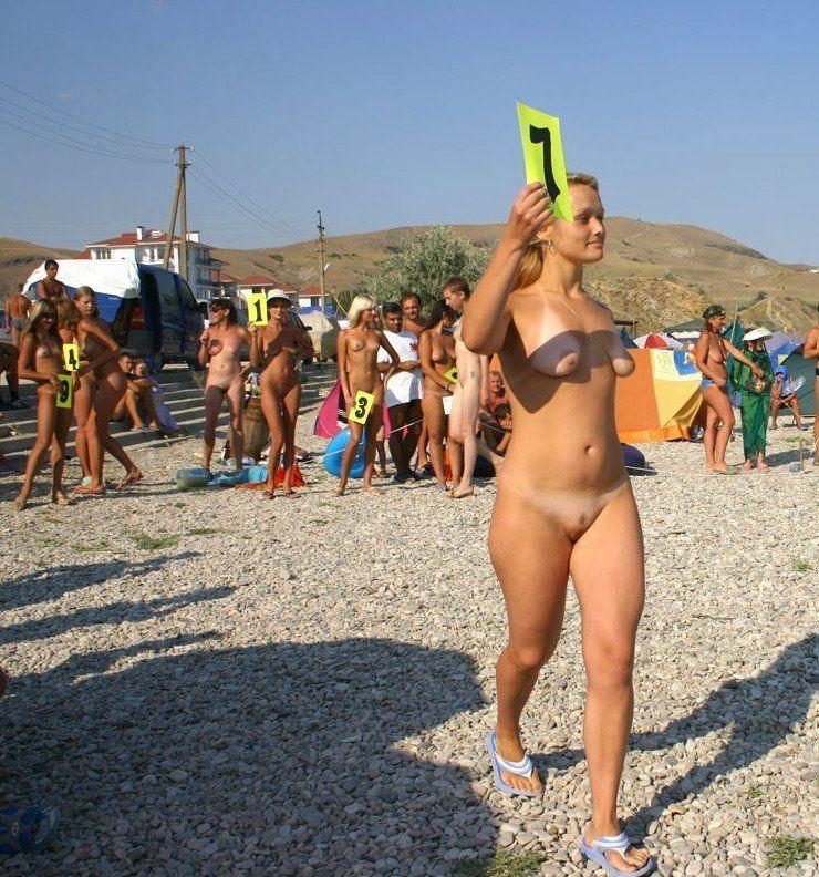Nudist camp picture contests