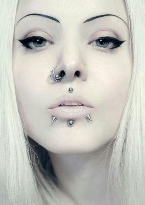 best of Facial piercings Girl