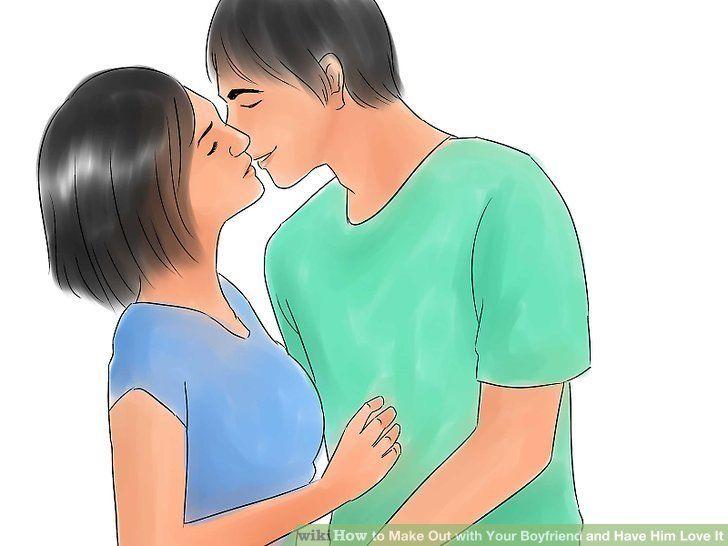 Girl teasing boyfriend to lick her up