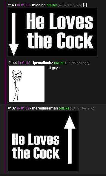 He love the cock