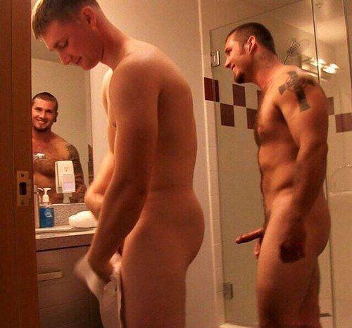 Jolly reccomend Men in shower lockeroom naked