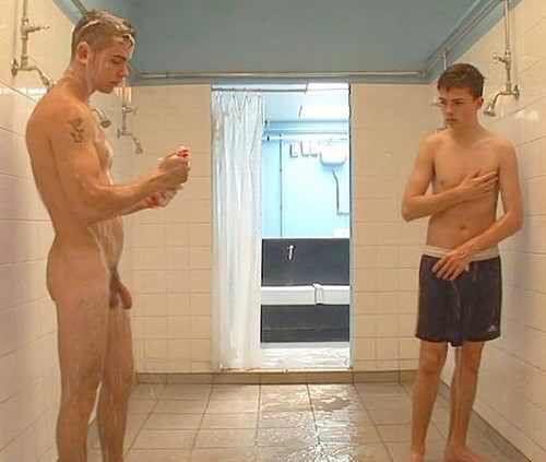 Hydraulics reccomend Men in shower lockeroom naked
