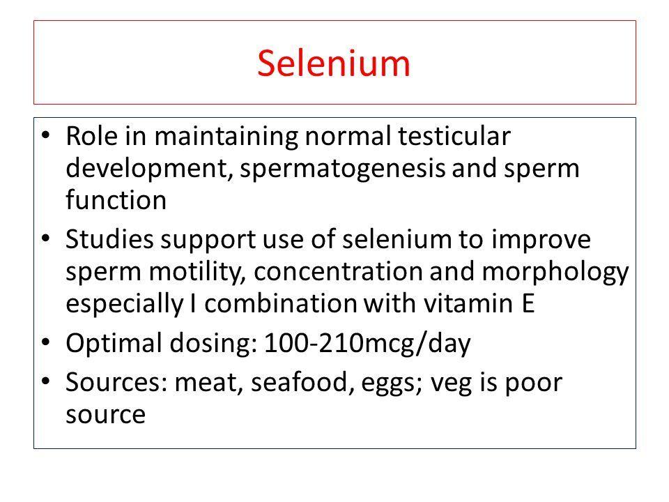 best of Sperm Selenium and