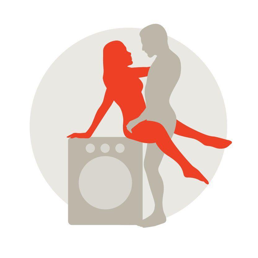 Sex position washing machine