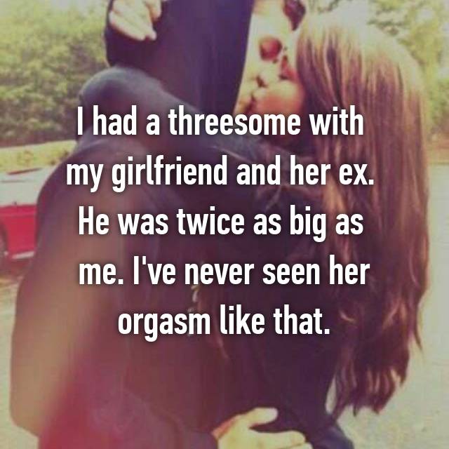Threesome with her ex